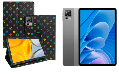 Чехол-подставка CRAYTON для DOOGEE T30, T30 Pro – стиль, защита и ручная сборка, цвет Л черный