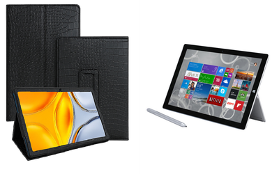 Чехол-подставка CRAYTON для Microsoft Surface Pro 2, Pro 3, Pro 4 – стиль, защита и ручная сборка, цвет Крокодил