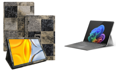 Чехол-подставка CRAYTON для Microsoft Surface 11 pro Copilot+ – стиль, защита и ручная сборка, цвет Мех