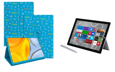 Чехол-подставка CRAYTON для Microsoft Surface Pro 2, Pro 3, Pro 4 – стиль, защита и ручная сборка, цвет Фэшн синий
