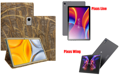 Чехол-подставка CRAYTON для Pixus Line, Pixus Wing – стиль, защита и ручная сборка, цвет Камыш