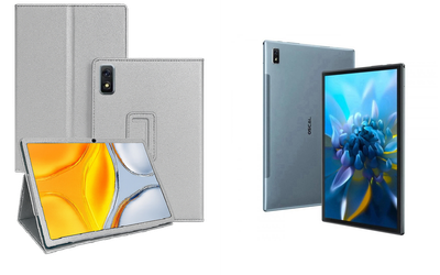 Чохол-підставка CRAYTON для Blackview OSCAL PAD 8 LTE – стиль, захист і ручна збірка, колір Срібло