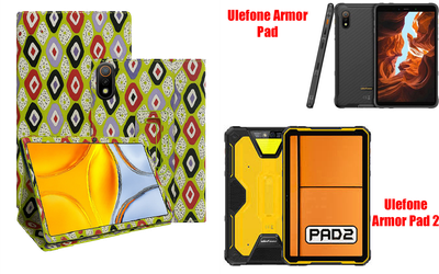 Чехол-подставка CRAYTON для Ulefone Armor Pad, Armor Pad 2 – стиль, защита и ручная сборка, цвет Камни