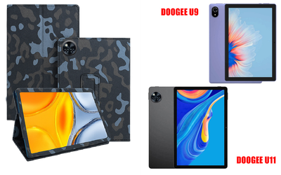 Чохол-підставка CRAYTON для DOOGEE U9, DOOGEE U11 – стиль, захист і ручна збірка, колір Хакі зима