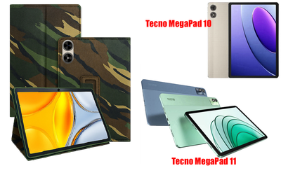 Чехол-подставка CRAYTON для Tecno MegaPad 10, MegaPad 11 – стиль, защита и ручная сборка, цвет Сахара