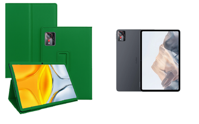 Чехол-подставка CRAYTON для ZTE Nubia Pad Pro – стиль, защита и ручная сборка, цвет Зеленый тм