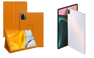 Чехол-подставка CRAYTON для Xiaomi Mi Pad 5 10.9, Mi Pad 5 Pro 10.9 – стиль, защита и ручная сборка, цвет Оранжевый
