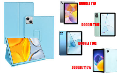 Чохол-підставка CRAYTON для DOOGEE T10, T10E, T10s, T10W – стиль, захист і ручна збірка, колір Блакитний