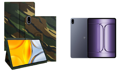Чехол-подставка CRAYTON для OnePlus Pad 3 – стиль, защита и ручная сборка, цвет Сахара
