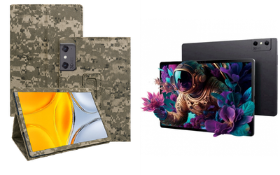 Чехол-подставка CRAYTON для ZTE Nubia Pad 3D – стиль, защита и ручная сборка, цвет Пиксель М14