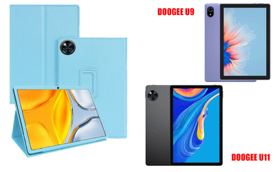 Чохол-підставка CRAYTON для DOOGEE U9, DOOGEE U11 – стиль, захист і ручна збірка, колір Блакитний