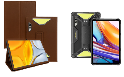 Чехол-подставка CRAYTON для Ulefone Armor Pad 3 Pro – стиль, защита и ручная сборка, цвет Коричневый св