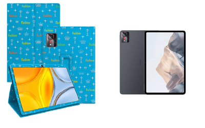 Чехол-подставка CRAYTON для ZTE Nubia Pad Pro – стиль, защита и ручная сборка, цвет Фэшн синий