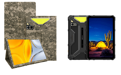 Чехол-подставка CRAYTON для Ulefone Armor Pad 4 Ultra – стиль, защита и ручная сборка, цвет Пиксель М14