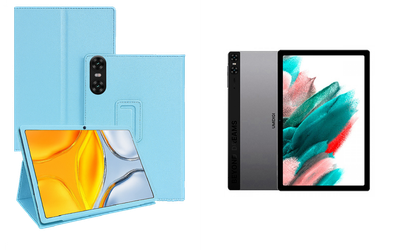 Чехол-подставка CRAYTON для UMIDIGI Tab A13 – стиль, защита и ручная сборка, цвет Голубой