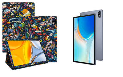 Чехол-подставка CRAYTON для Ulefone Tab W10 – стиль, защита и ручная сборка, цвет Космос