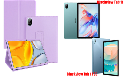 Чехол-подставка CRAYTON для Blackview Tab 11, Tab 11 SE – стиль, защита и ручная сборка, цвет Фиолетовый