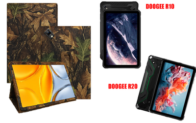 Чехол-подставка CRAYTON для DOOGEE R10, DOOGEE R20 – стиль, защита и ручная сборка, цвет Клен