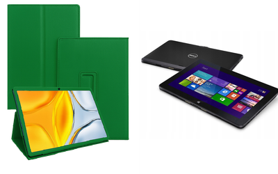 Чехол-подставка CRAYTON для Dell Venue 11 Pro 5130, 7130, 7139, 7140, 7145 – стиль, защита и ручная сборка, цвет Зеленый тм
