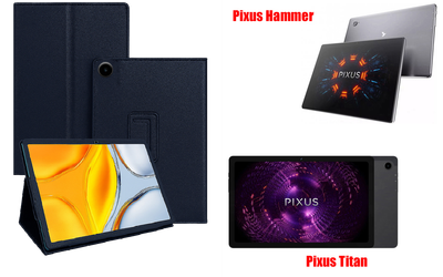 Чохол-підставка CRAYTON для Pixus Hammer, Pixus Titan – стиль, захист і ручна збірка, колір Синій тм
