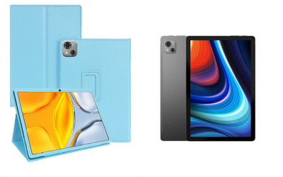 Чохол-підставка CRAYTON для Blackview Oscal Pad 13 – стиль, захист і ручна збірка, колір Блакитний