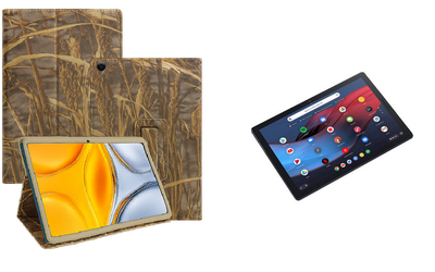 Чехол-подставка CRAYTON для Google Pixel Slate m3 – стиль, защита и ручная сборка, цвет Камыш