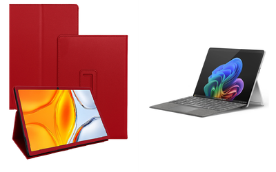 Чехол-подставка CRAYTON для Microsoft Surface 11 pro Copilot+ – стиль, защита и ручная сборка, цвет Красный