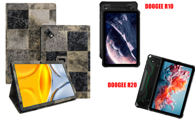 Чехол-подставка CRAYTON для DOOGEE R10, DOOGEE R20 – стиль, защита и ручная сборка, цвет Мех