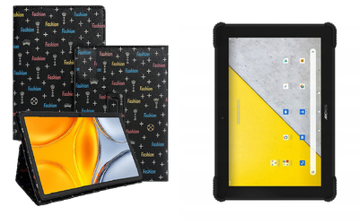 Чехол-подставка CRAYTON для Archos T101X – стиль, защита и ручная сборка, цвет Фэшн черный