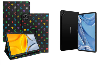 Чехол-подставка CRAYTON для DOOGEE T20 Ultra – стиль, защита и ручная сборка, цвет Л черный