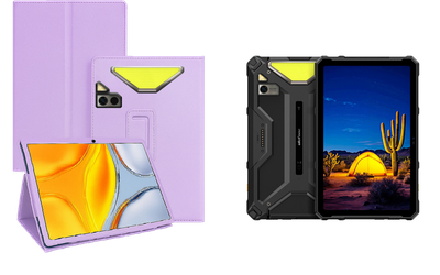 Чехол-подставка CRAYTON для Ulefone Armor Pad 4 Ultra – стиль, защита и ручная сборка, цвет Фиолетовый