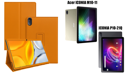 Чохол-підставка CRAYTON для Acer ICONIA M10-11, ICONIA P10-21Q – стиль, захист і ручна збірка, колір Помаранчевий