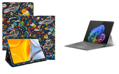 Чехол-подставка CRAYTON для Microsoft Surface 11 pro Copilot+ – стиль, защита и ручная сборка, цвет Космос