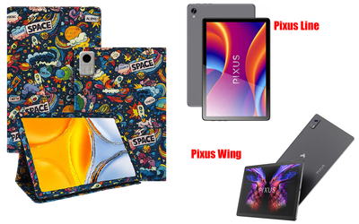 Чохол-підставка CRAYTON для Pixus Line, Pixus Wing – стиль, захист і ручна збірка, колір Космос
