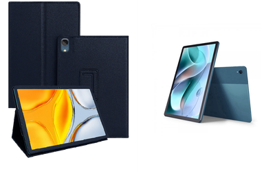 Чехол-подставка CRAYTON для Motorola Moto Tab G70 – стиль, защита и ручная сборка, цвет Синий тм