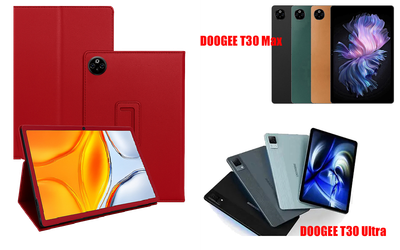 Чехол-подставка CRAYTON для DOOGEE T30 Max, T30 Ultra – стиль, защита и ручная сборка, цвет Красный