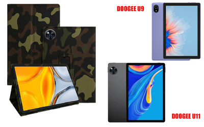 Чехол-подставка CRAYTON для DOOGEE U9, DOOGEE U11 – стиль, защита и ручная сборка, цвет Хаки тм