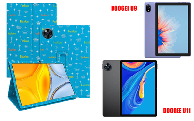 Чехол-подставка CRAYTON для DOOGEE U9, DOOGEE U11 – стиль, защита и ручная сборка, цвет Фэшн синий
