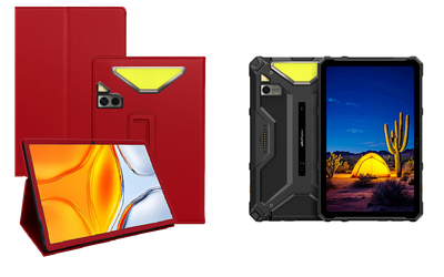 Чехол-подставка CRAYTON для Ulefone Armor Pad 4 Ultra – стиль, защита и ручная сборка, цвет Красный