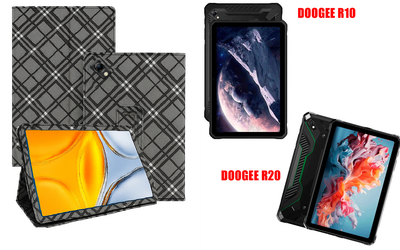 Чехол-подставка CRAYTON для DOOGEE R10, DOOGEE R20 – стиль, защита и ручная сборка, цвет Клетка