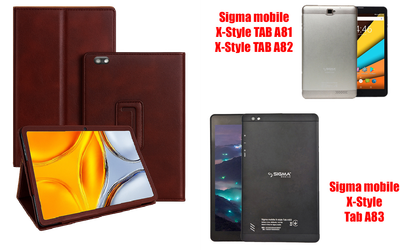 Чохол-підставка CRAYTON для Sigma mobile TAB A81, TAB A82, TAB A83 – стиль, захист і ручна збірка, колір Карміновий