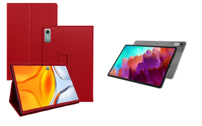 Чохол-підставка CRAYTON для Lenovo Xiaoxin Pad Pro 12.7 – стиль, захист і ручна збірка, колір Червоний