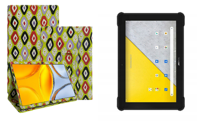 Чехол-подставка CRAYTON для Archos T101X – стиль, защита и ручная сборка, цвет Камни