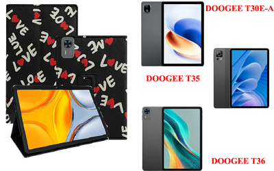 Чехол-подставка CRAYTON для DOOGEE T30E-A, T35, T36 – стиль, защита и ручная сборка, цвет Лав