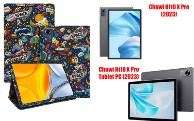 Чехол-подставка CRAYTON для Chuwi Hi10 X Pro, Hi10 X Pro Tablet PC – стиль, защита и ручная сборка, цвет Космос