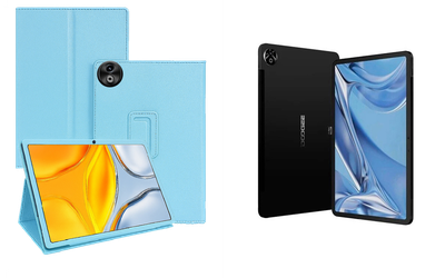 Чехол-подставка CRAYTON для DOOGEE T20 Ultra – стиль, защита и ручная сборка, цвет Голубой