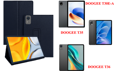 Чехол-подставка CRAYTON для DOOGEE T30E-A, T35, T36 – стиль, защита и ручная сборка, цвет Синий тм