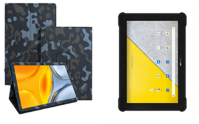 Чехол-подставка CRAYTON для Archos T101X – стиль, защита и ручная сборка, цвет Хаки зима
