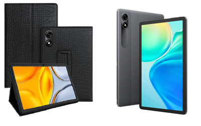 Чехол-подставка CRAYTON для Blackview Tab 90 – стиль, защита и ручная сборка, цвет Крокодил