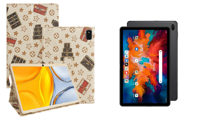 Чехол-подставка CRAYTON для Umidigi A11 TAB – стиль, защита и ручная сборка, цвет Л белый
